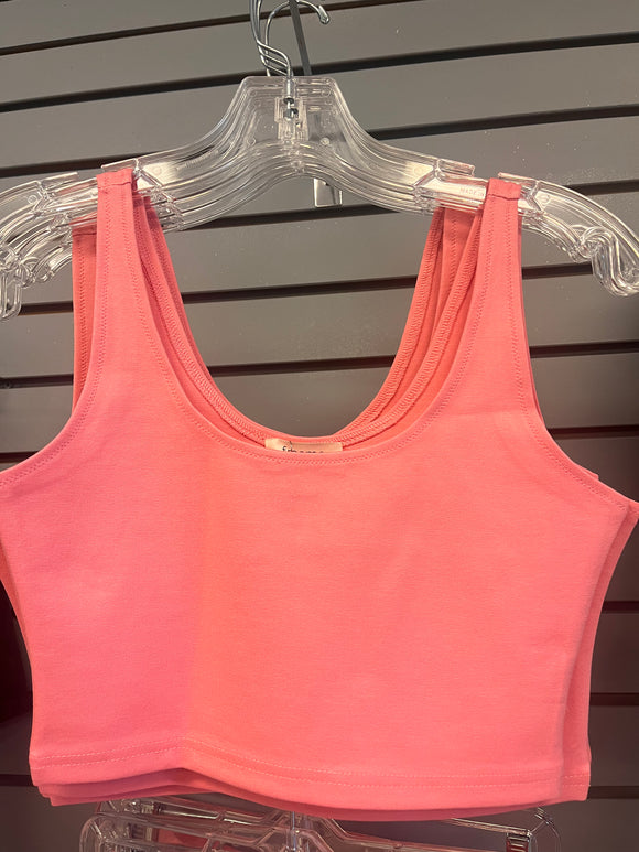 Pink Crop Tank