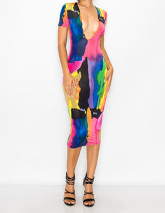 Pop Of Color Dress